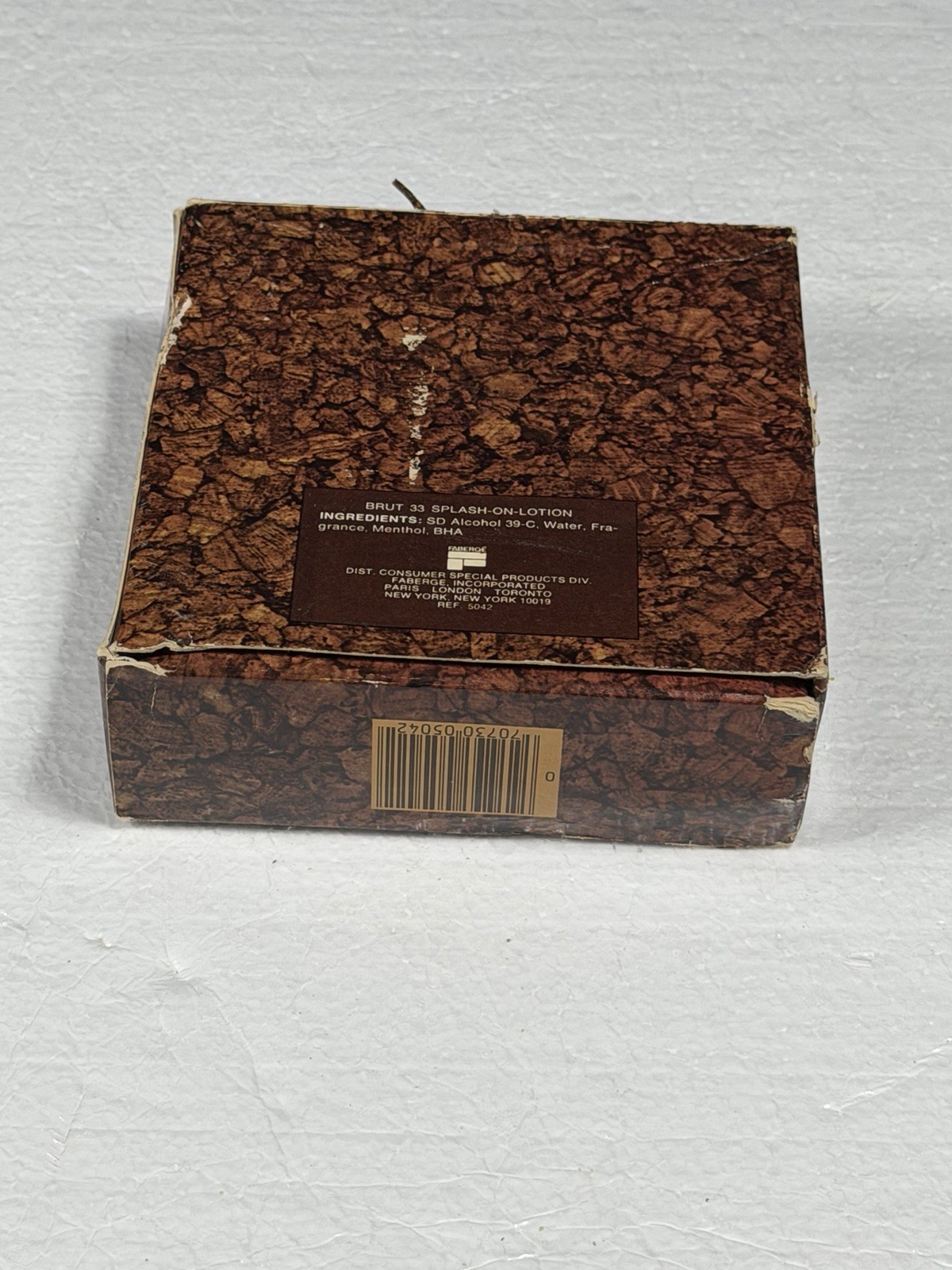 Vintage BRUT For Men FABERGE SOAP-ON-A-ROPE w/splash Lotion – Green Unused Read