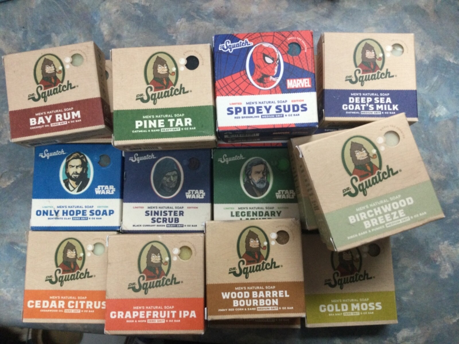 Dr.Squatch Men’s Natural Soap In Various Scents Brand New