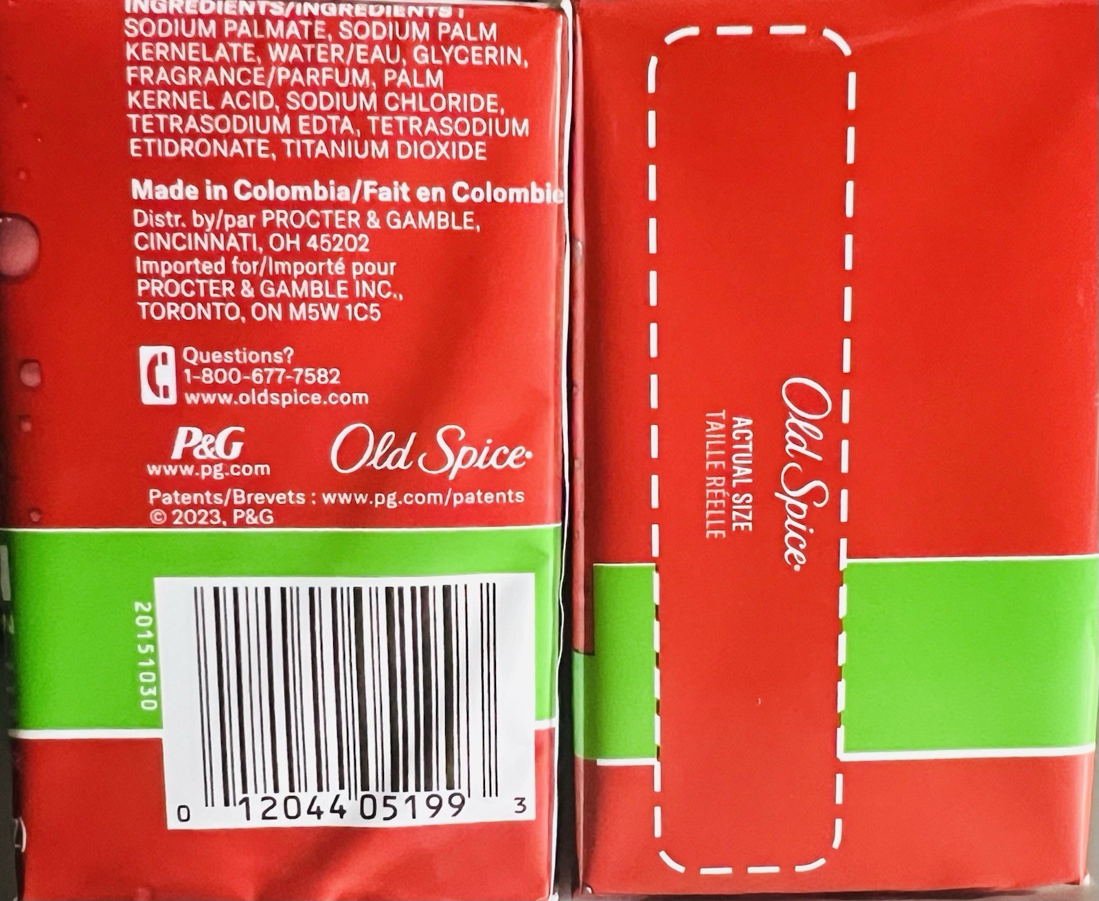 2x Old Spice Deodorizing Bar Soap EXTRA CLEAN (4-PACK) – 3.17oz Bars – 8 Bars