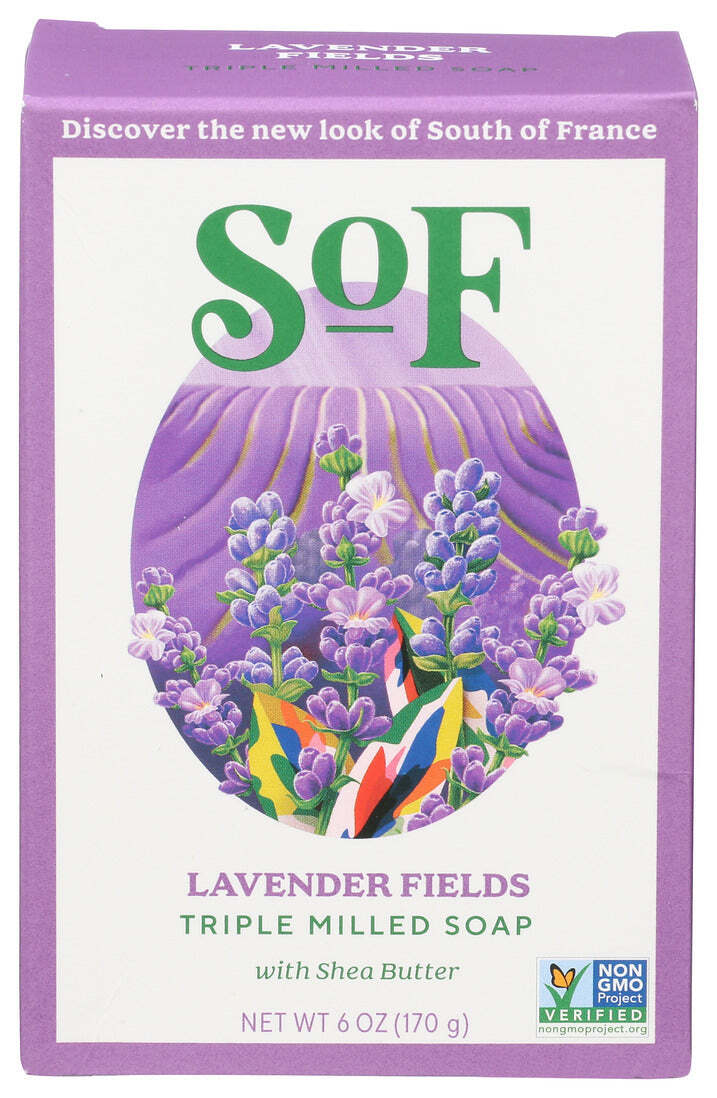 South Of France Bar Soap Lavender Fields 1 Each 6 Oz