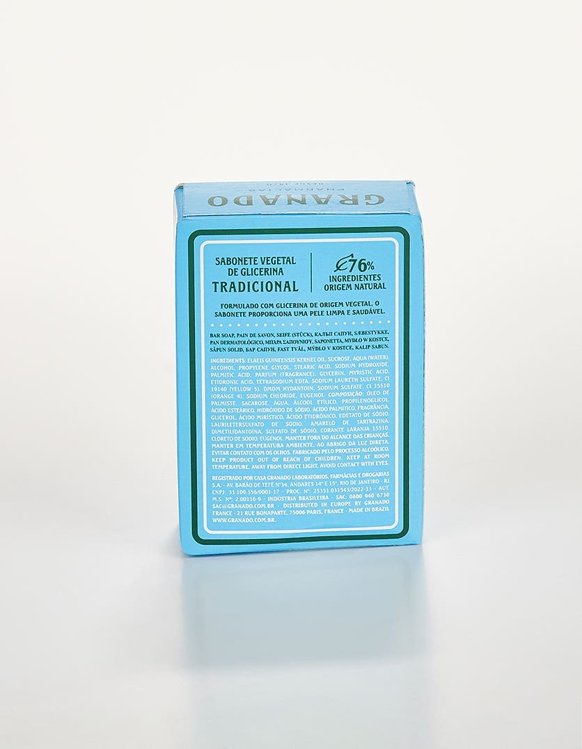 Granado – Glicerina – Sabonete em Barra Tradicional 90Gr – (Bar Soap 3.17Oz)