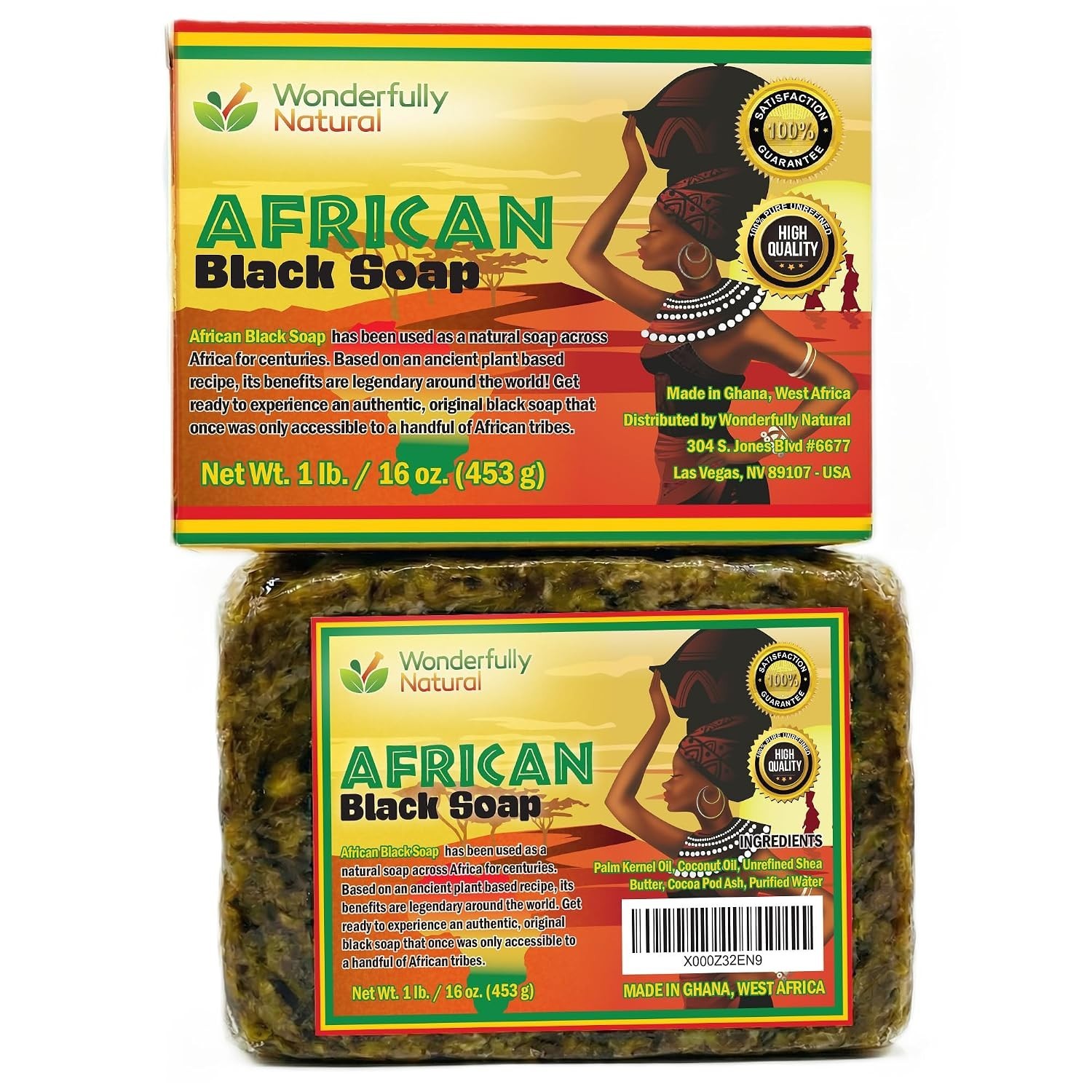 Organic African Black Soap for Acne Dark Spots Hyperpigmentation | Black Owne…