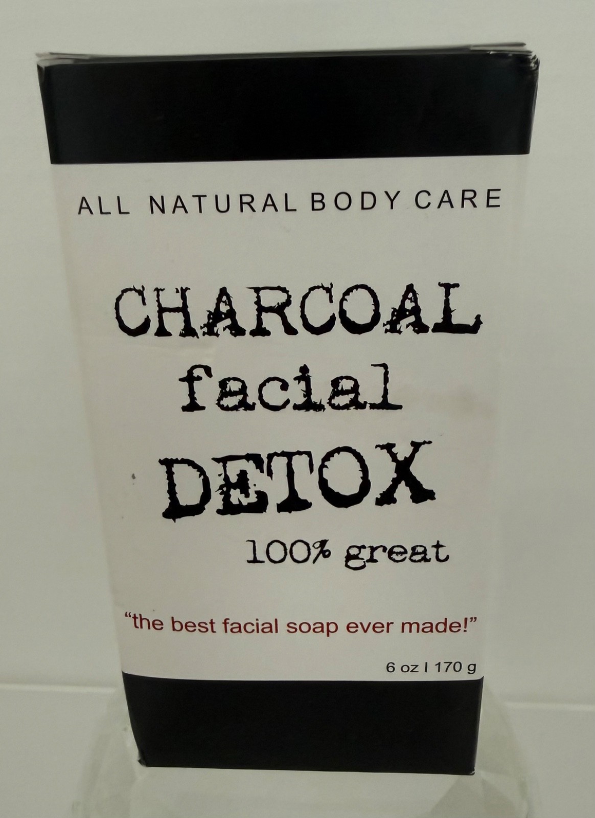 NEW Destiny Boutique CHARCOAL Facial DETOX Soap Bar 6oz CRUELTY FREE Handcrafted