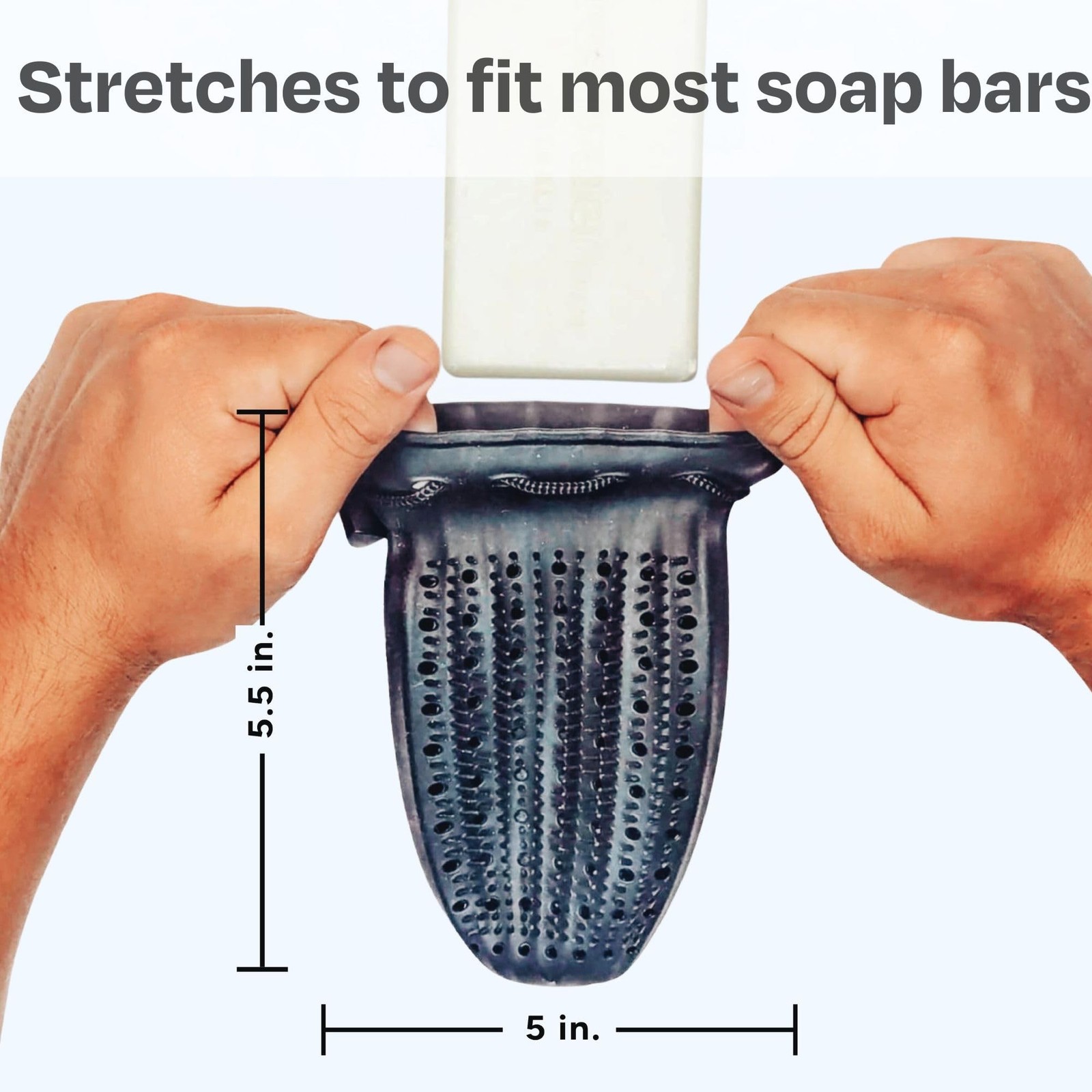 Soap Saver Bag, Gentle Exfoliating Loofah Pouch, Soap Sleeves for Bars, Exfol…