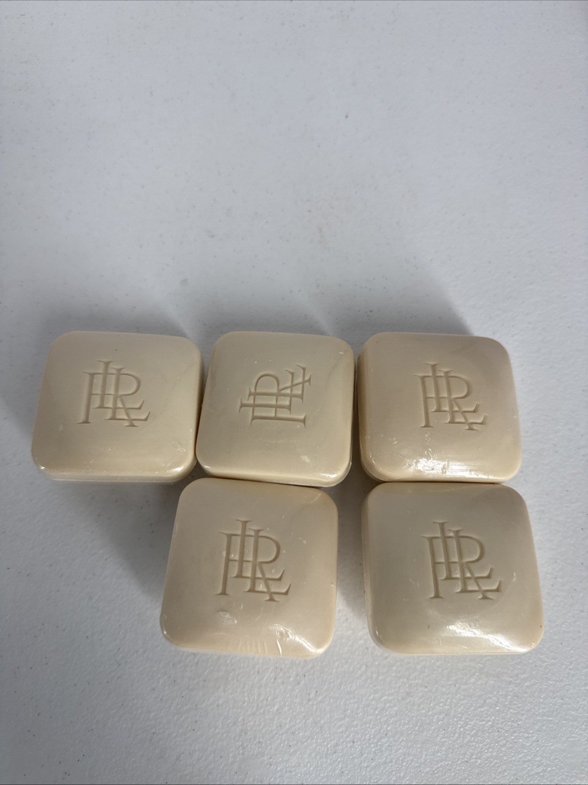 5 Lauren by Ralph Lauren 2.8 oz. Scented Luxury Soaps 2″x2″ Sealed