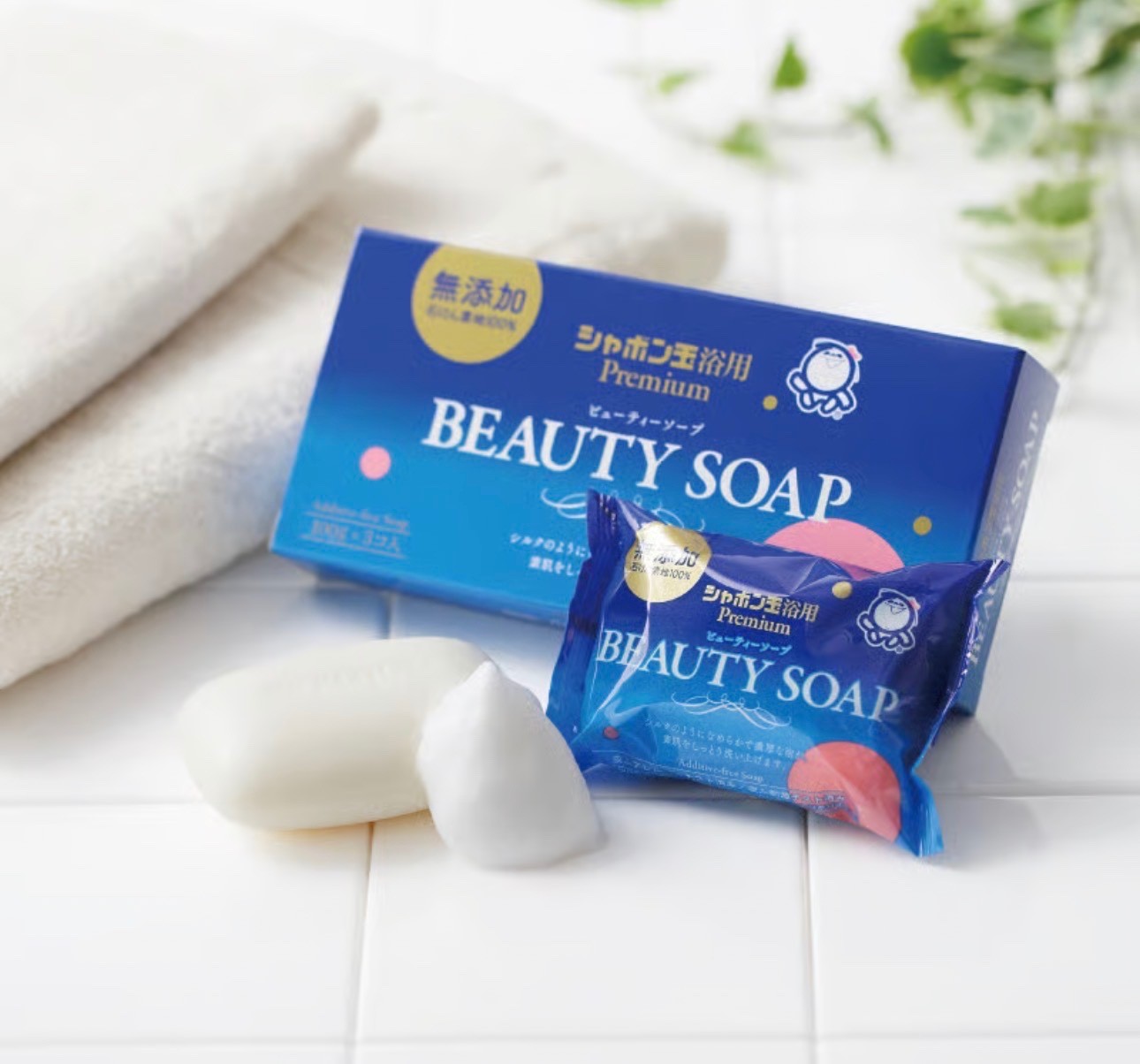 Shabondama BEAUTY Soap 6 Pack Set Made in Japan 100% Additive Free Authentic