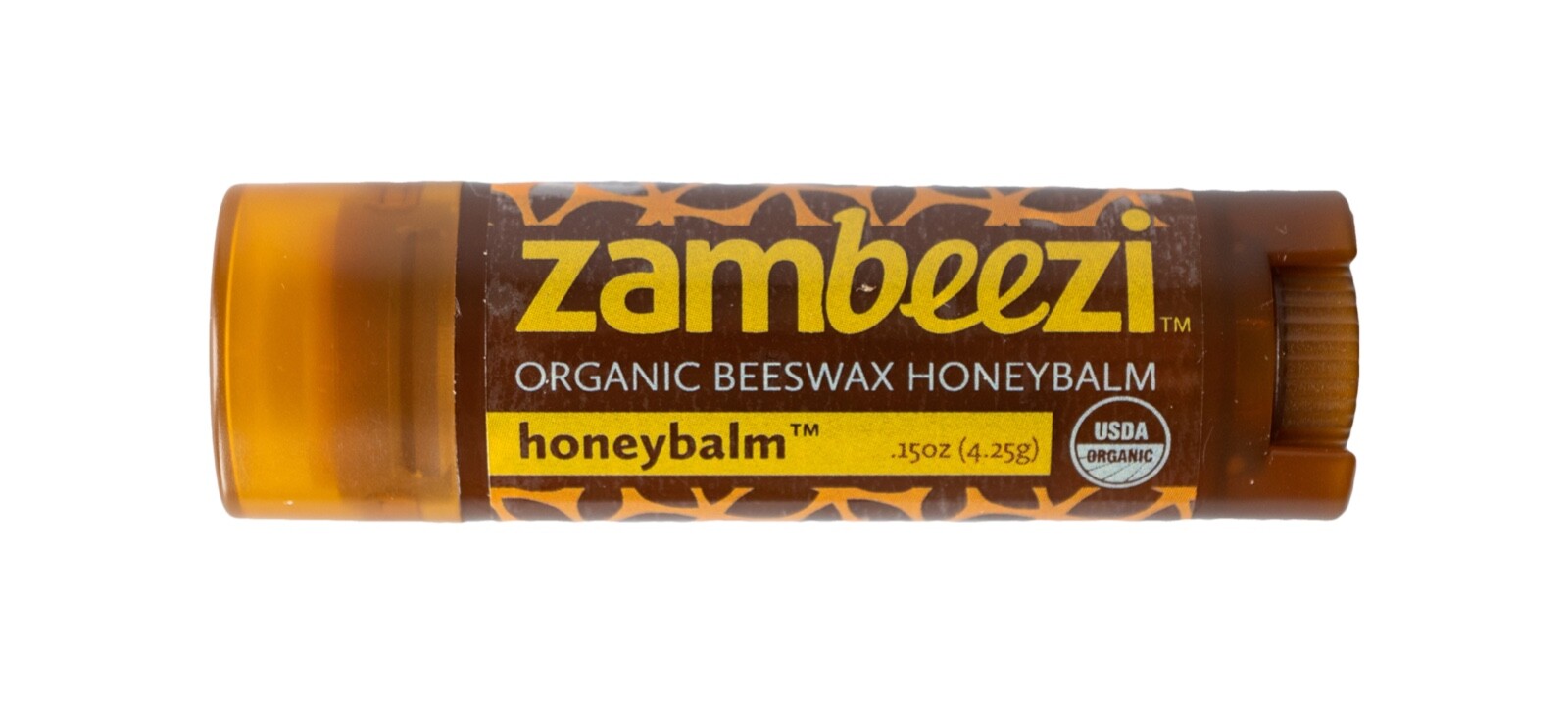 3 pack Zambeezi Organic Fairtrade Beeswax Lip Balm – Zambia, Africa Honeybalm