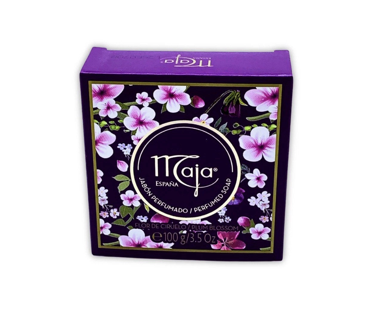 Maja España Plum Blossom Perfumed Soap Bar – Floral Scent | 3.5 oz