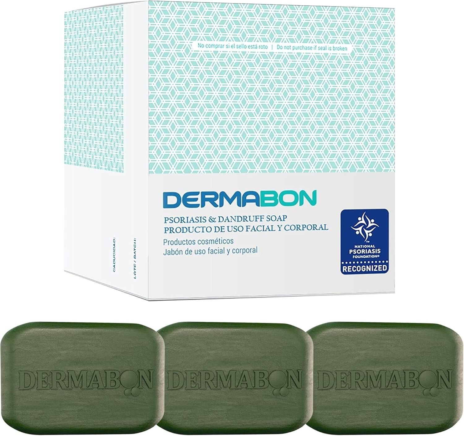 Intensive Relief Soap Bar for Psoriasis & Eczema – 3 Pack, Moisturizing Formula=