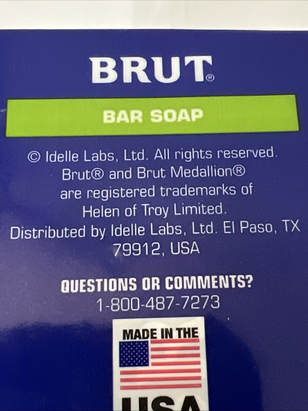 Brut Revolution Fragrance 2 Pack Bar Soap 3.5 oz Each 7 Oz Total NOS 2006 VTG