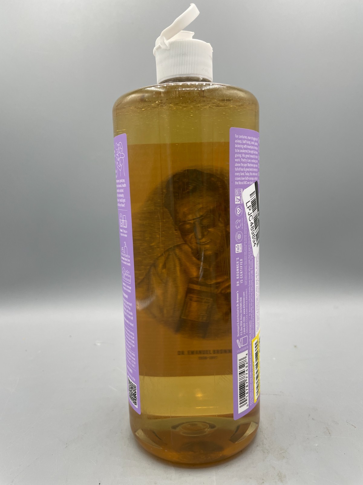 Pure Castile Liquid Soap Lavender 32 Oz (READ)