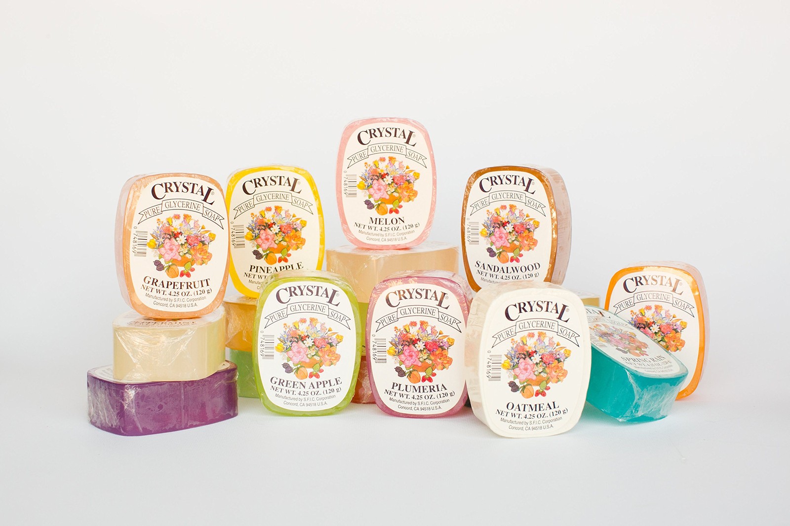 Glycerine Soap Bars 24 Fragrances (24 bars)