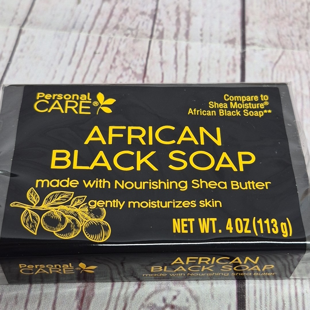 Personal Care African Black Soap With Shea Butter 4oz Bar New, Lot Of 3 🔥