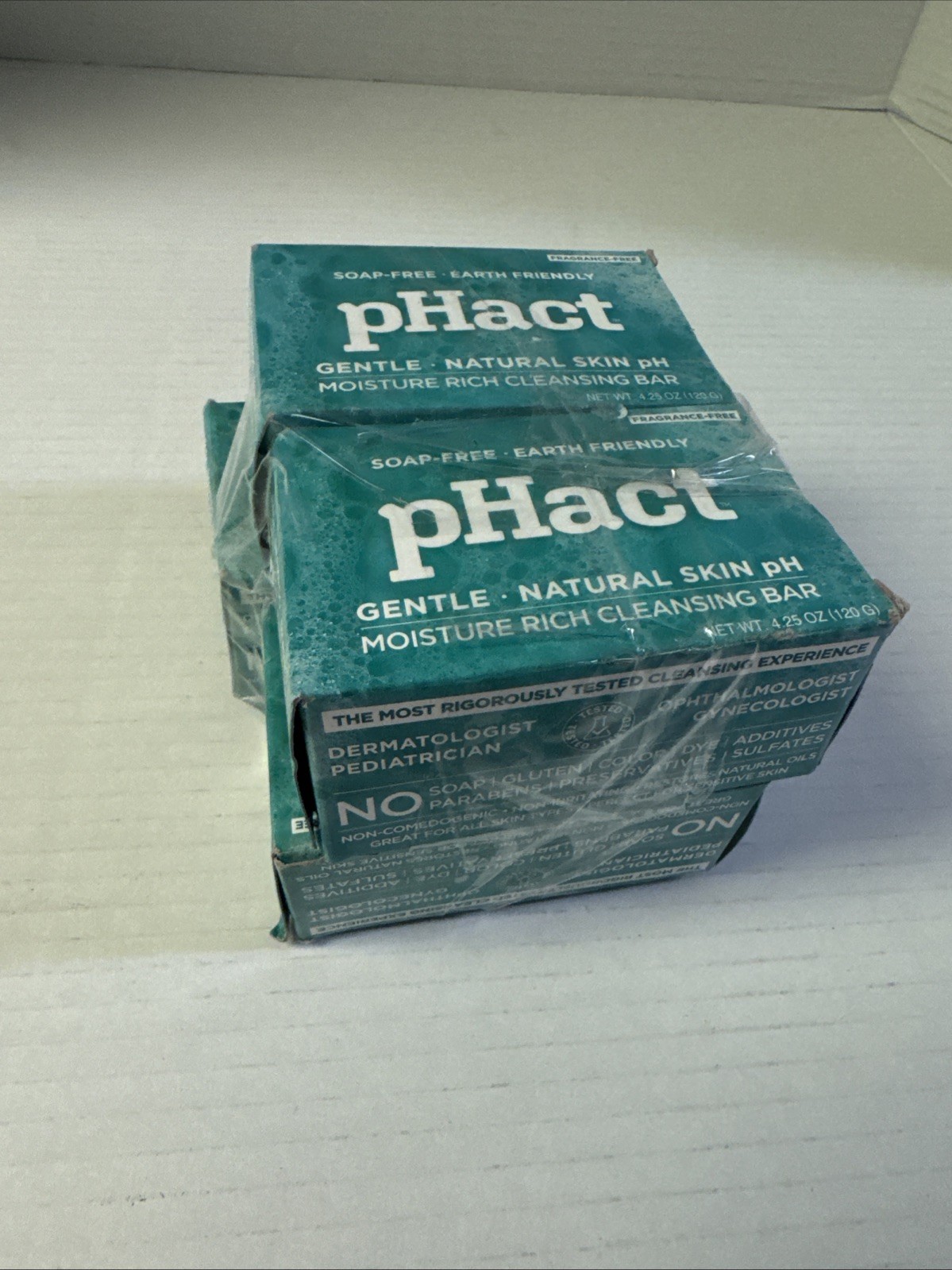 pHact Soap Free Moisturizing Cleansing Bar Lot Of 4