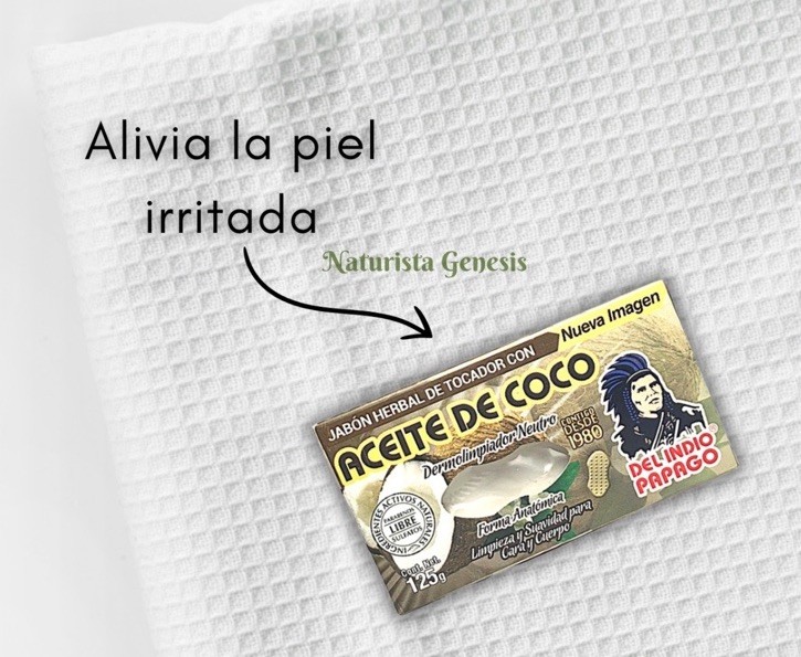 5 Pack Jabón Aceite De Coco Indio Pápago de 125g C/u Hecho En México