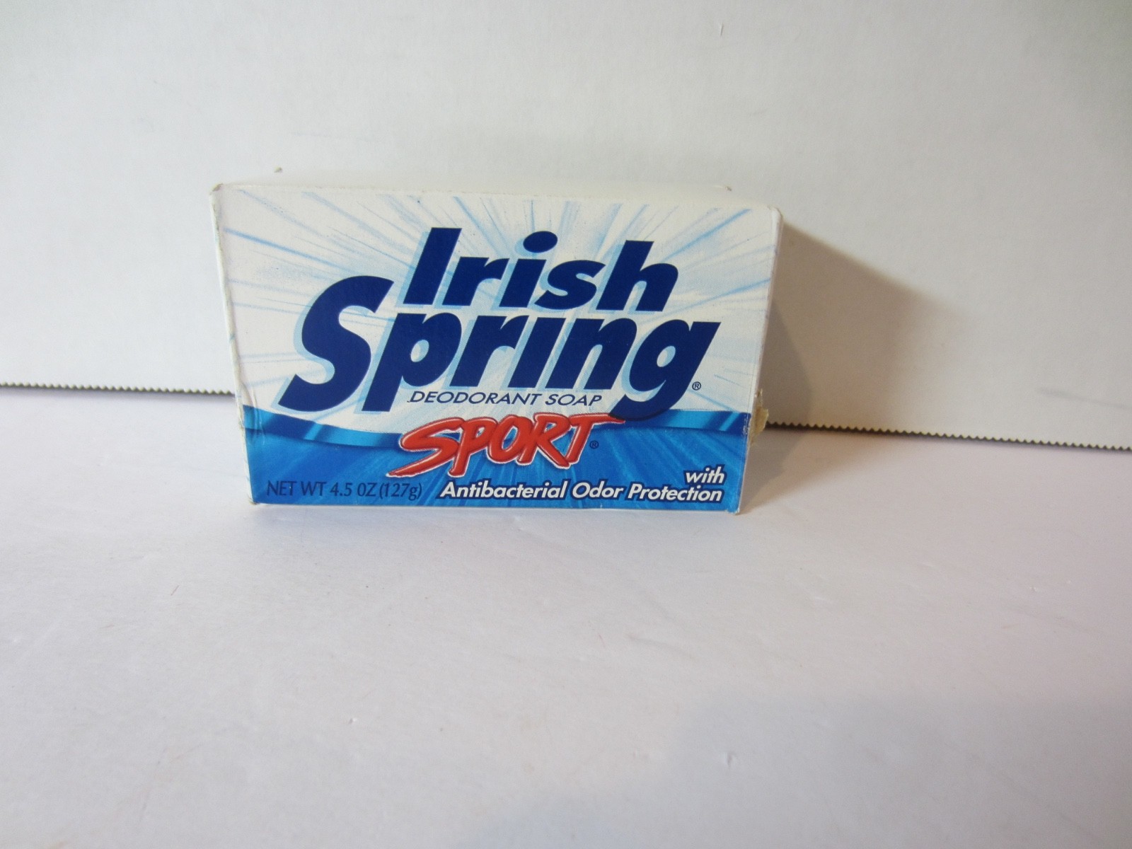 Vintage Colgate Irish Spring Sport Soap w/ Box- 4.5oz.- New-Bath Size(139E2)