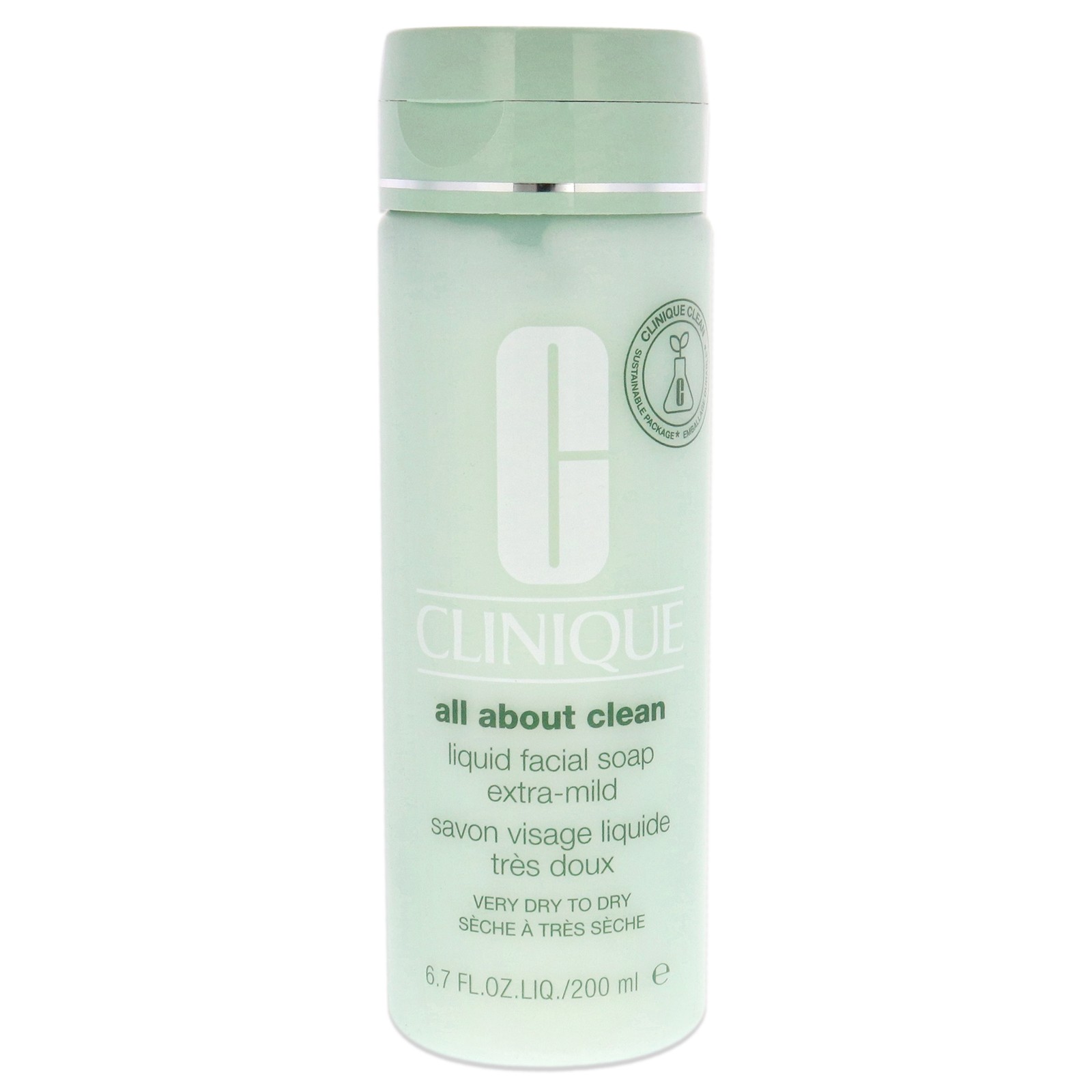 All About Clean Liquid Facial Soap Extra Mild by Clinique for Unisex – 6.7 oz
