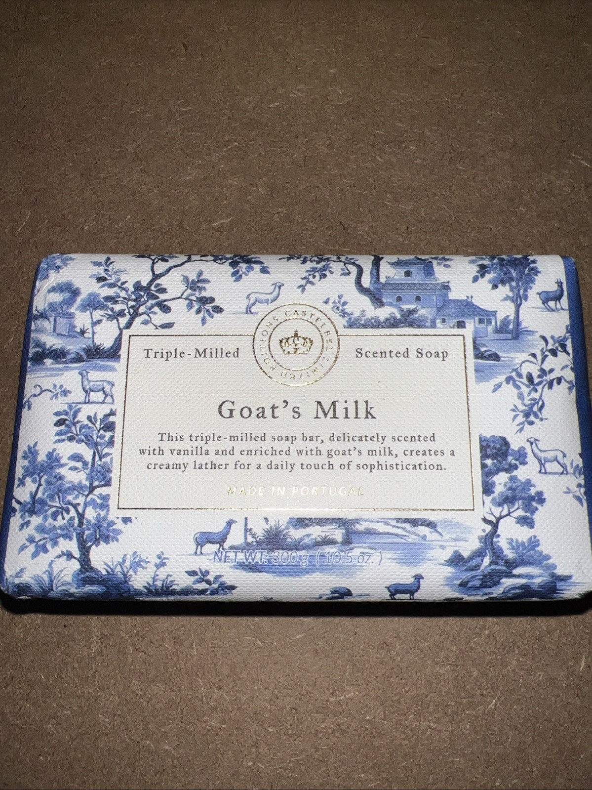 Castelbel Luxury Bath Bar Soap Goat’s Milk Scented 10.5oz triple milled