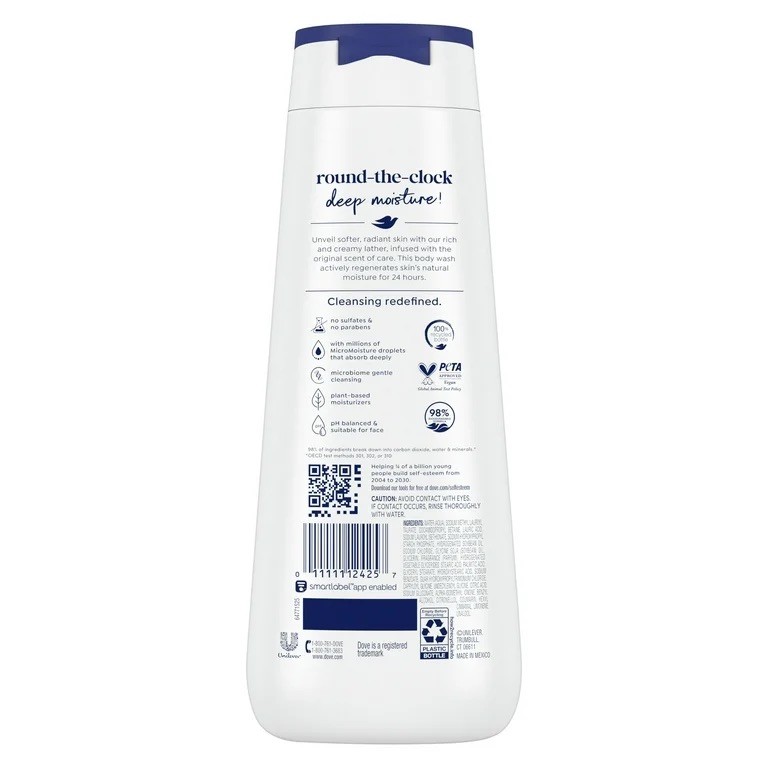 Dove Body Wash For Dry Skin Deep Moisture – 20 Fl oz ( 1 pack)