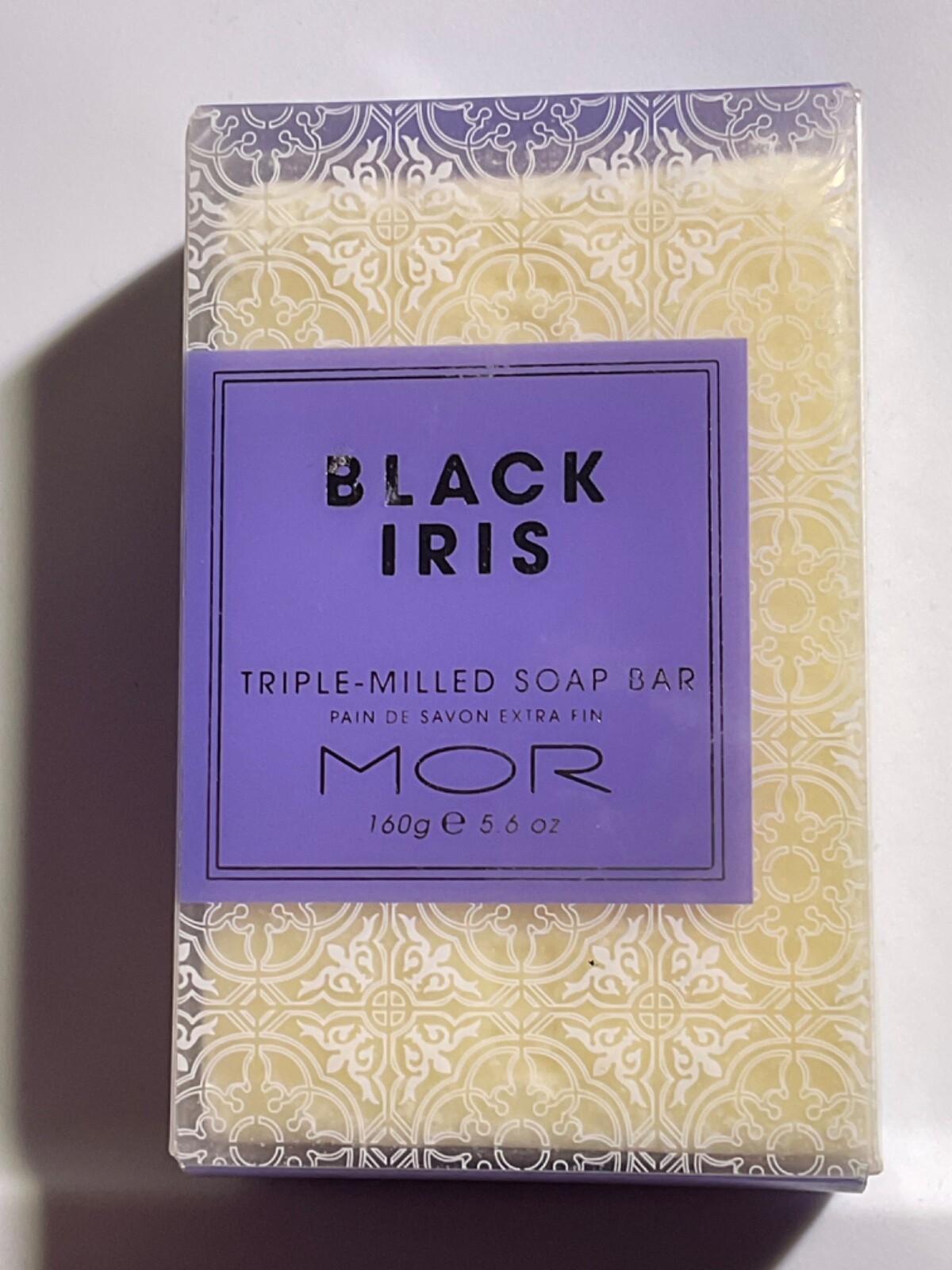 MOR 🇦🇺 BLACK IRIS TRIPLE MILLED SOAP BAR (1)5.6oz/160g RaRe 💜 DISCONTINUED