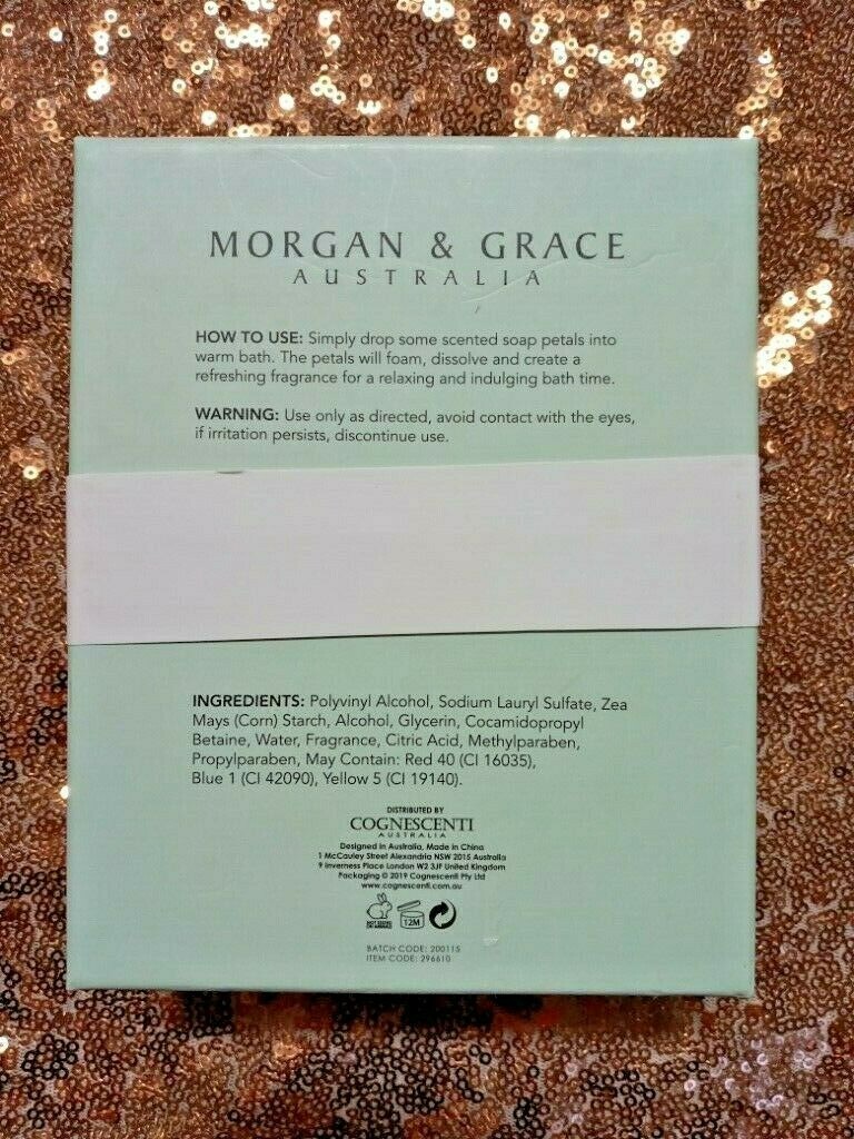 2 Boxes – (28) MORGAN & GRACE AUSTRALIA Scented Soap Roses 14 roses in each box