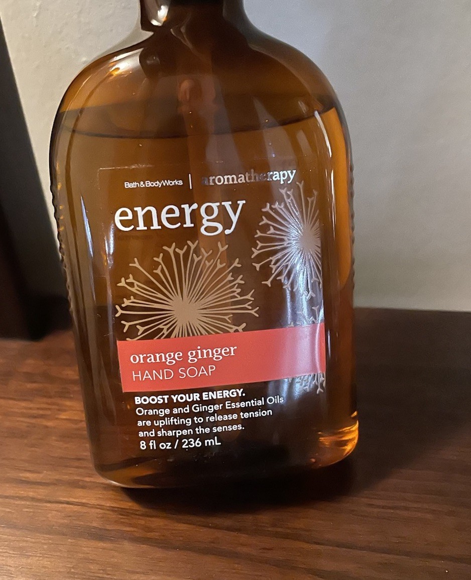 Energy Orange Ginger Hand Soap 8 fl.oz. Aromatherapy Bath & Body Works￼