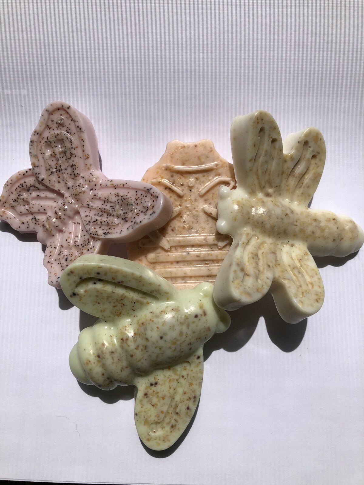  Child’s Natural Goats Milk Soap Sampler Plain,Mandarin,Spearmint,French Lavende