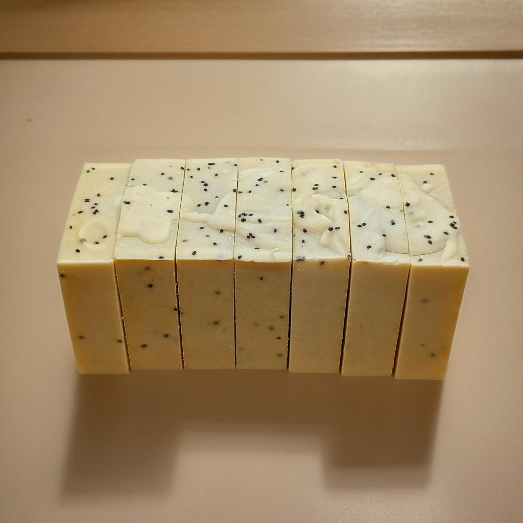 Sunflower and Chamomile Essential Oil – Poppy & Petal Exfoliating Bar