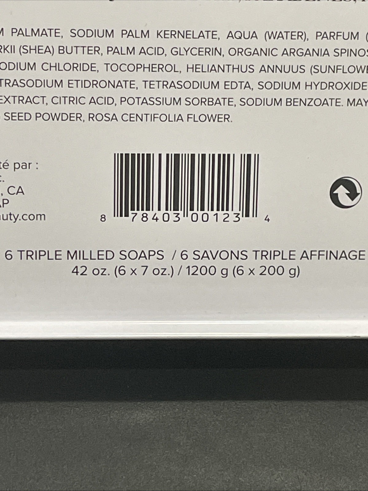 La Chatelaine LUXURY SOAP COLLECTION France De Savon x6 Bars 7oz ea Triple Mill