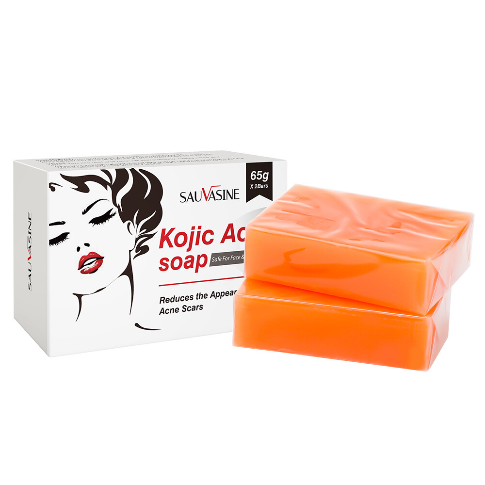 1-5X Kojic Acid Soap Dark Spot Whitening Turmeric Soap Skin Bleaching Lightening