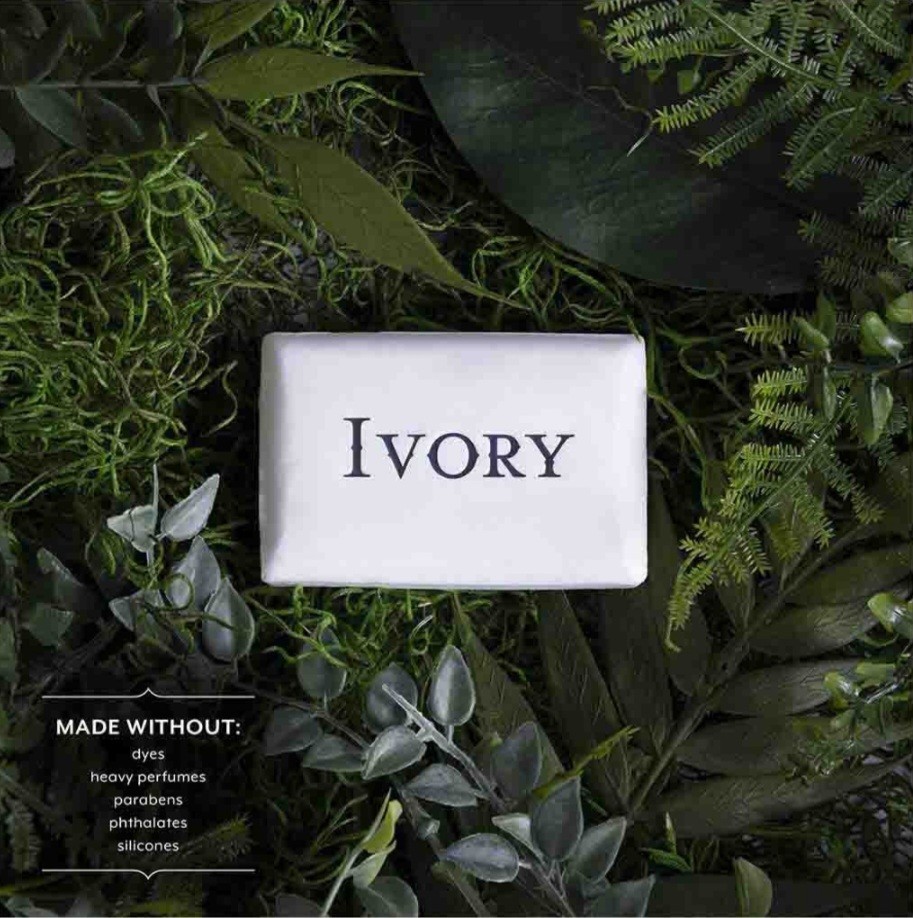 💚 IVORY 💚 (3-BARS) 3.17 Oz 🫧 ●NOTES OF ALOE● 99% Pure Safe Clean & Simple 🫧•
