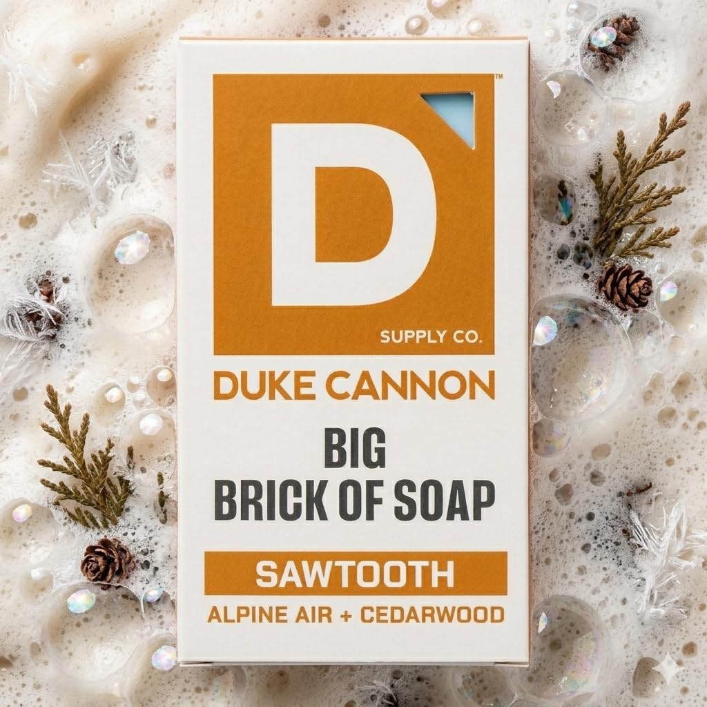Extra Large Bar Soap – Men’s Natural Bar Soap with Masculine Scents – Made in…