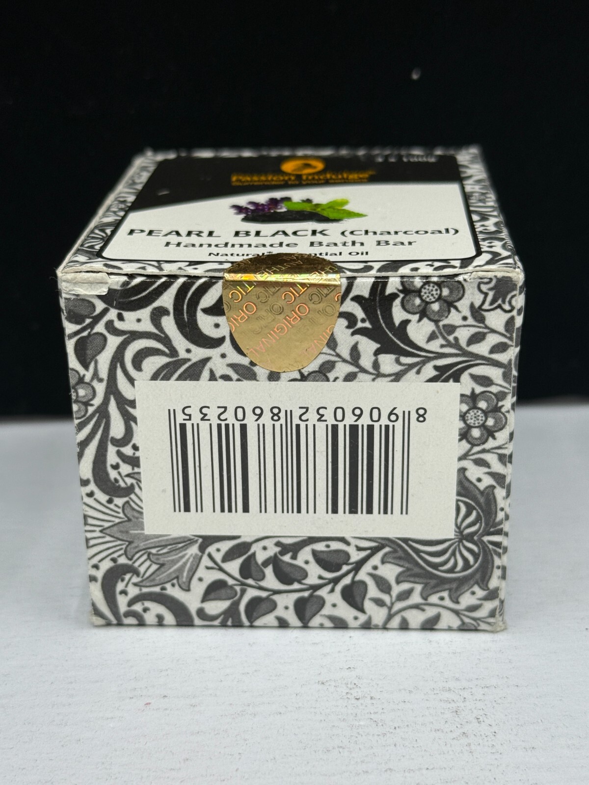 Passion Indulge Pearl Black Handmade Bath Bar Pack of 3*100g NIB