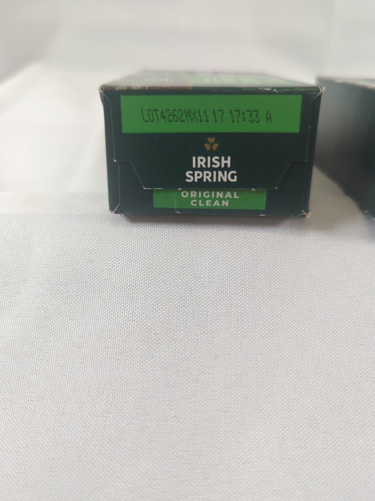 Irish Spring 2ct Original Clean 3.7 oz Soap Bars W/Flaxseed Oil Made in Mexico
