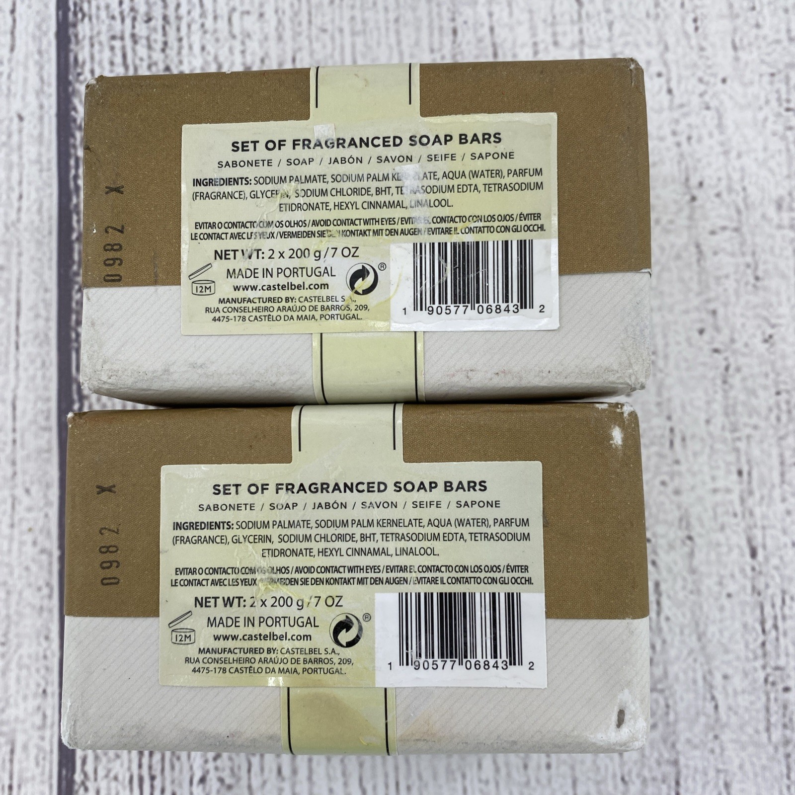 Castlebel Men’s Soap Bars Grooming Cedar Bay Rum Triple Milled Scented (4 Bars)