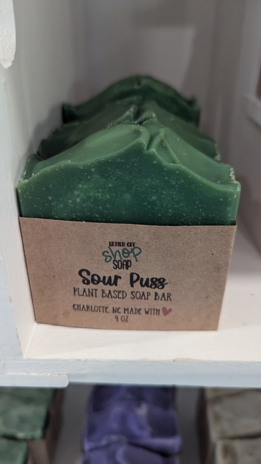 Sour Puss Cold Processed Soap Scented In Apple