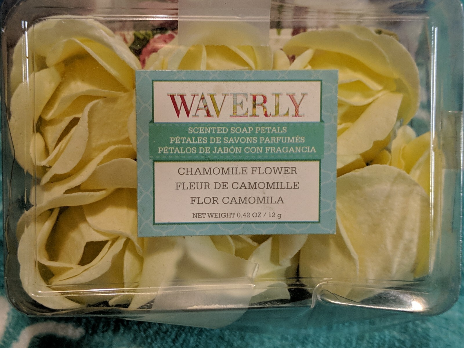 Waverly Scented Soap Petals Citrus Grapefruit & Chamomile Flower Soap Flowers