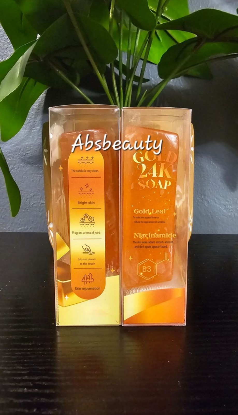 1× Precious Skin Gold 24K Soap 80g Skin Bright Natural. Thailand Soap✨️💯