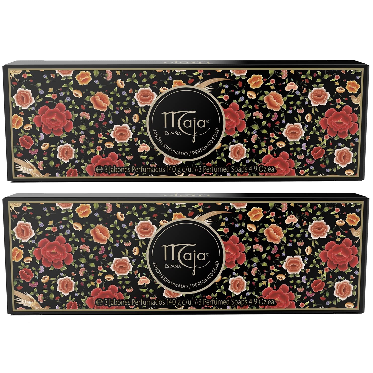Luxury Soaps Set – 3 x 4.9 Oz Bars, Pack of 2, Moisturizing & Fragrant