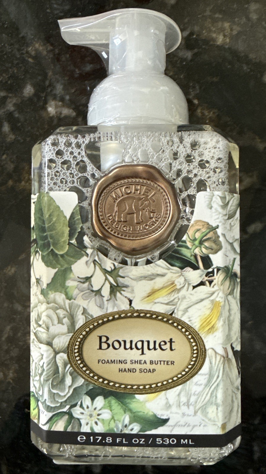 Michel Design Works SHEA BUTTER FOAMING HAND SOAP Bouquet Crisp Floral 17.8 Oz