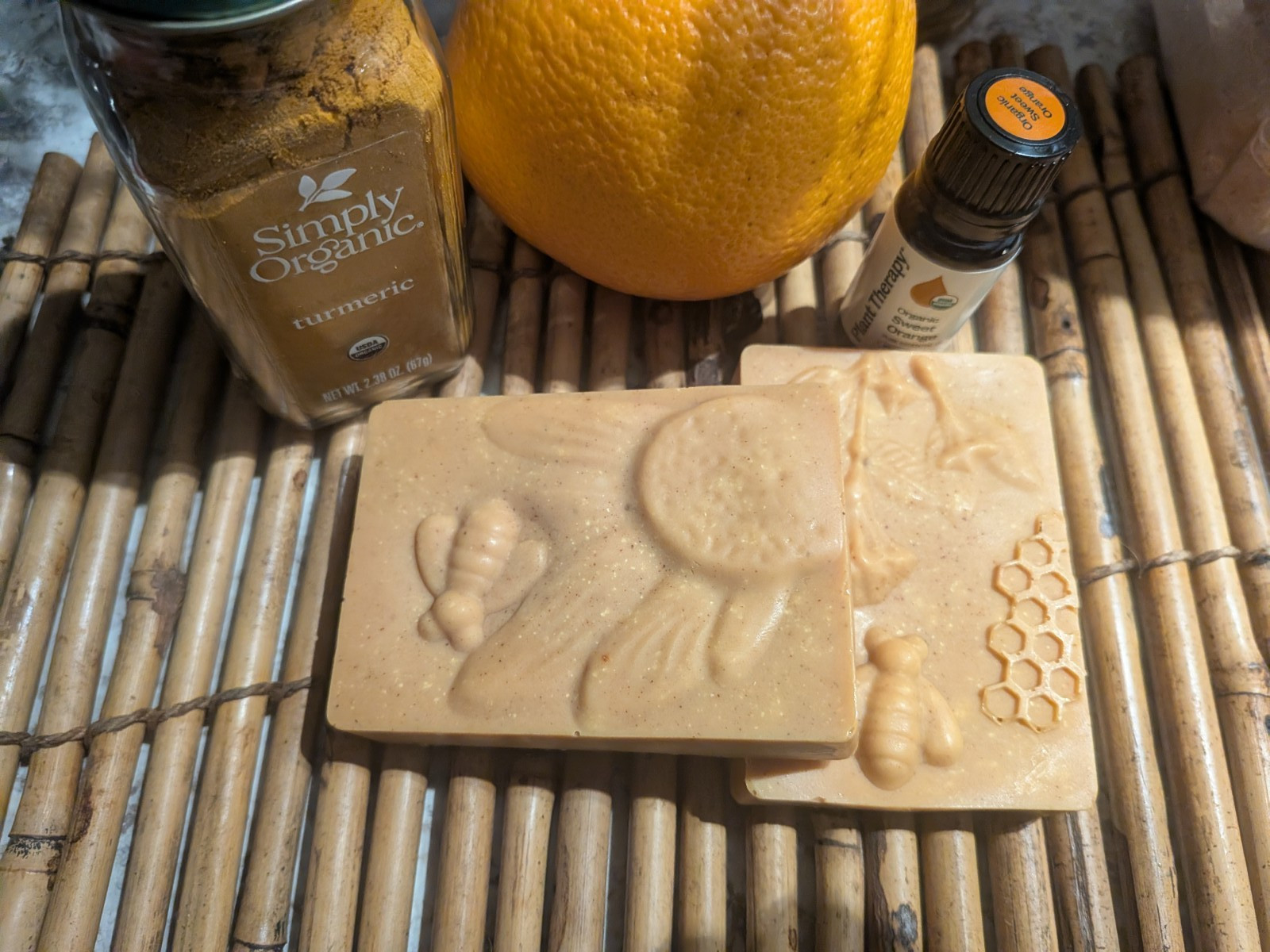 Orange Sunshine, Organic soap Turmeric Sweet Orange