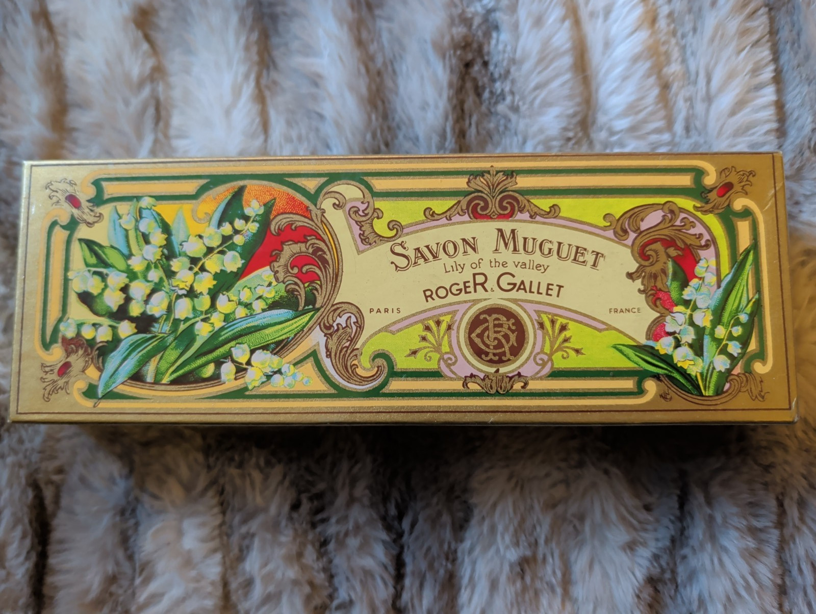 New Vintage Savon Au Muguet “Lily Of The Valley” Roger & Gallet Paris, 3 X 3.5oz
