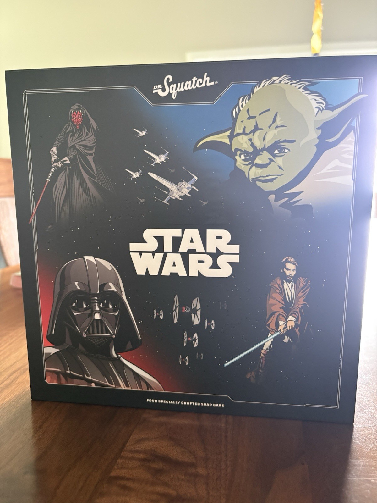 Dr Squatch Star Wars Soap Set 4 Bars of Soap, Collector’s Edition