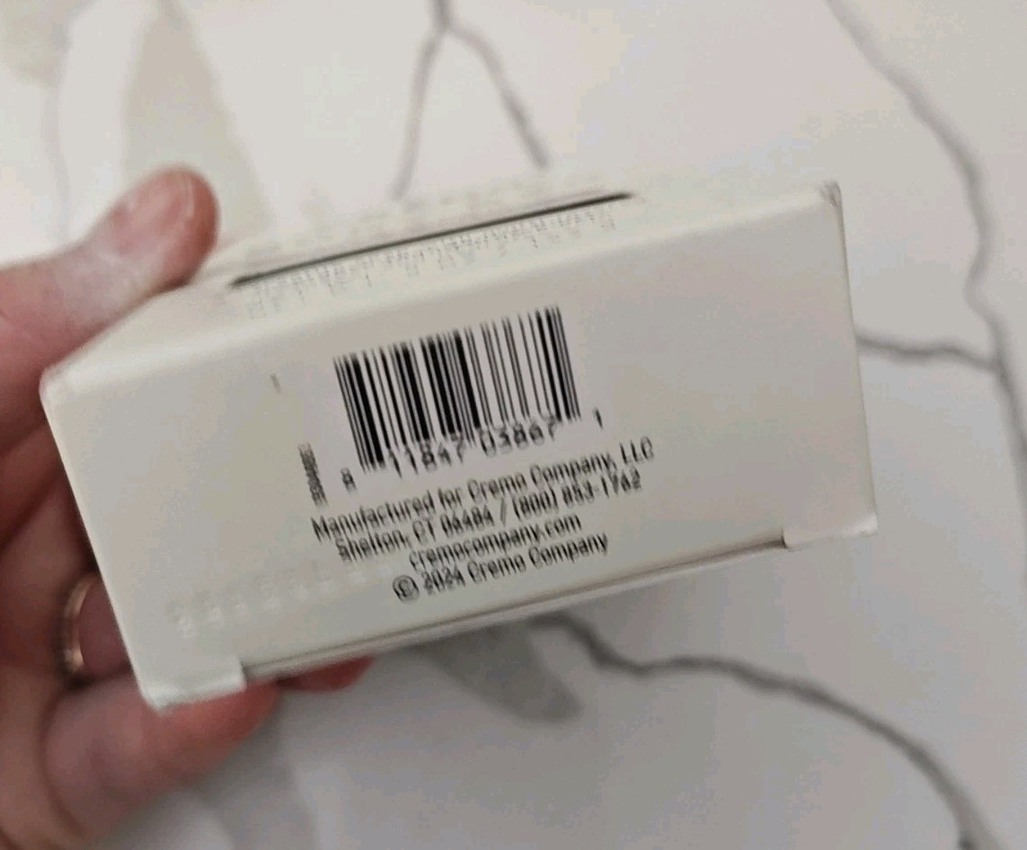 Cremo Bourbon & Oak Exfoliating Body Bar Soap 5 oz Lava Rock Shea Butter New