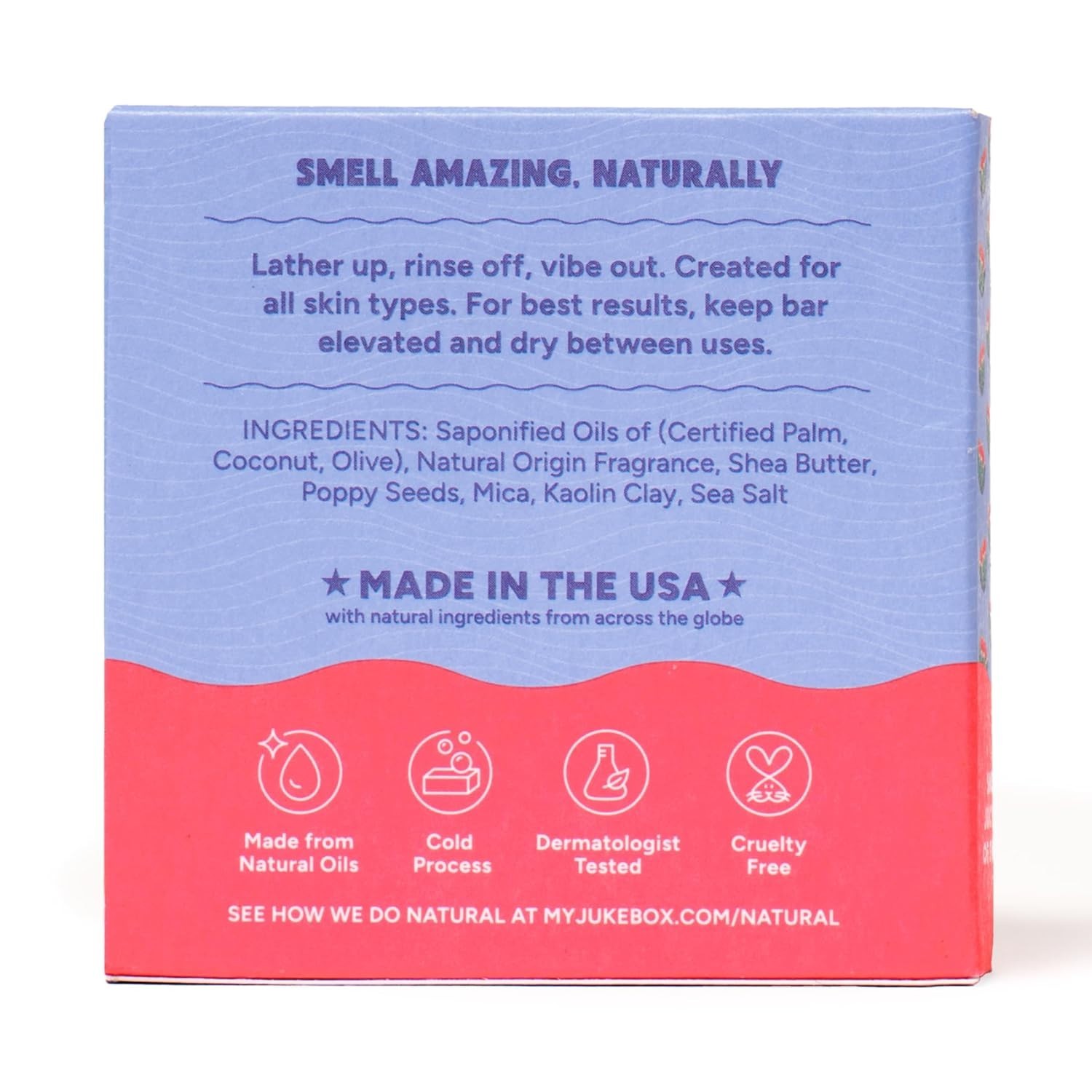 Natural Womens Bar Soap Set 5 Pack Creamy Lather Shower Bath Skin Care Gift Set