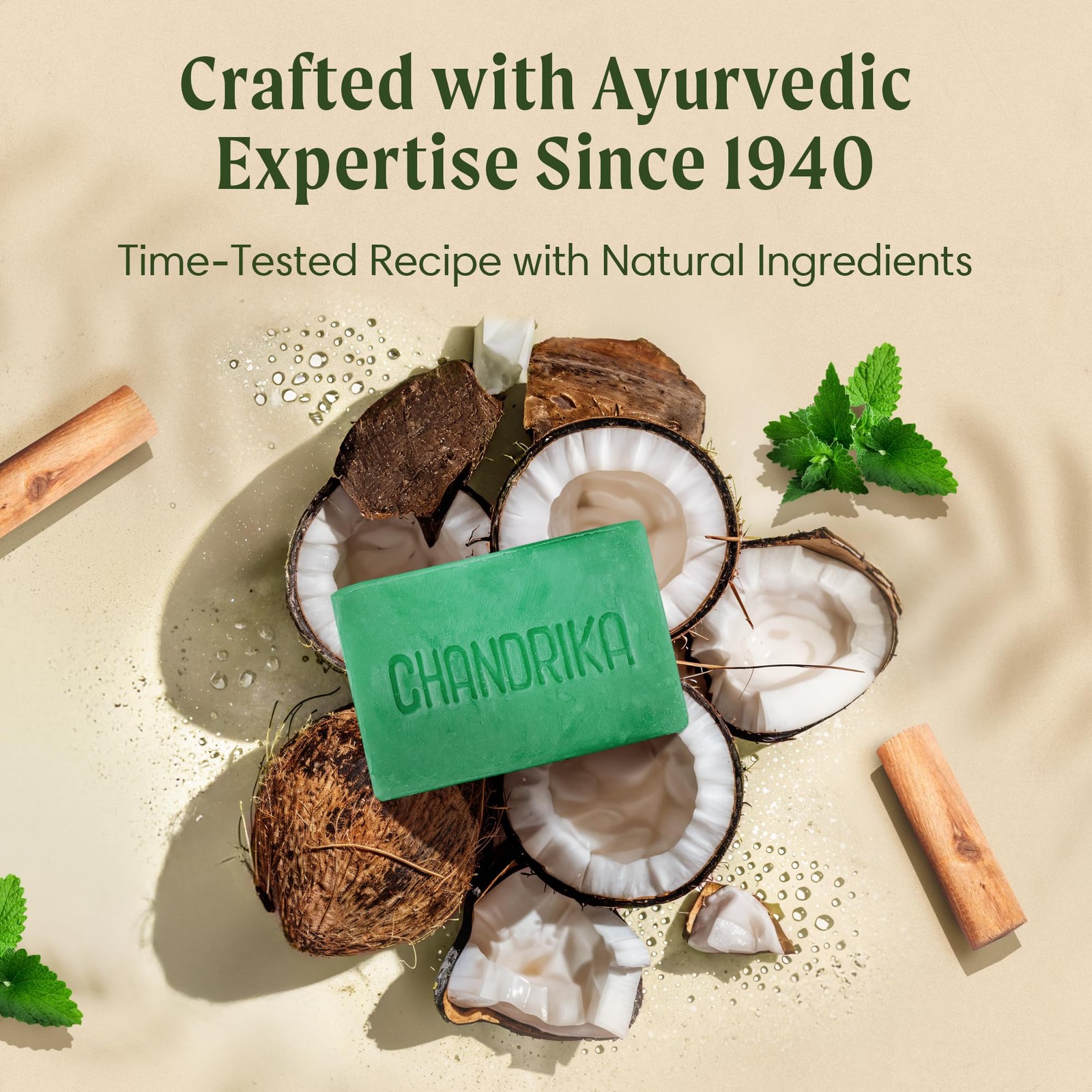Chandrika Bath And Body Ayurvedic Bar Soap, Pack Of 10 – Direct From C