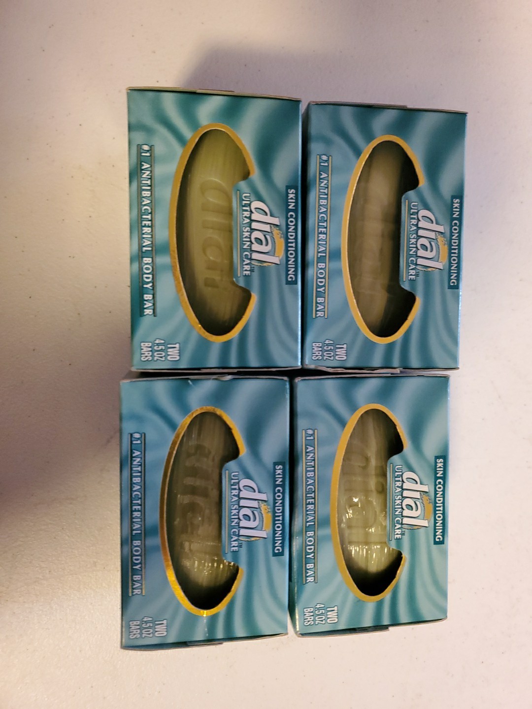 Lot Of 8 Vintage 1995 Dial Ultra Skin Care Bar Soaps – 4 Packs Antibacterial