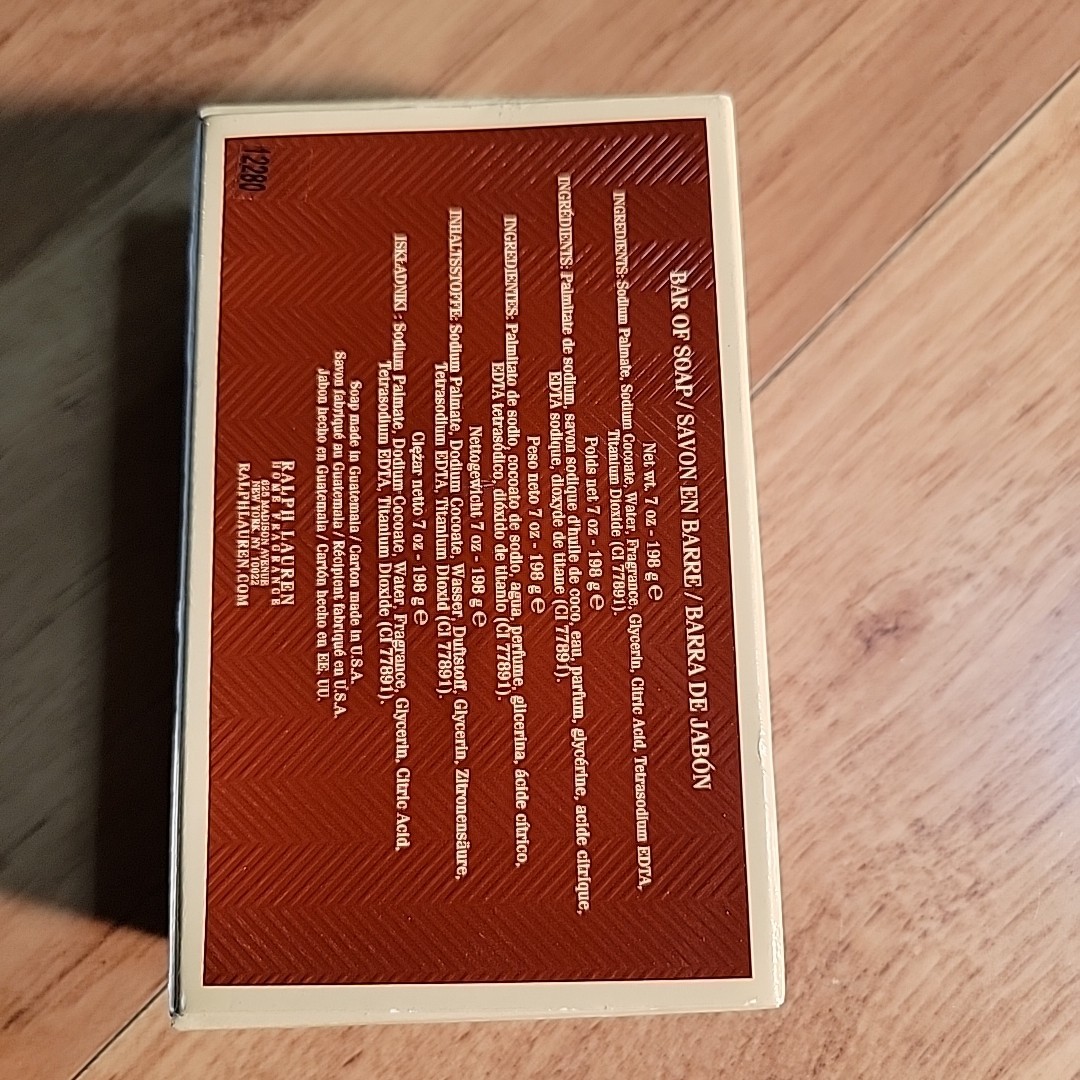 Ralph Lauren Bar of Soap Holiday Cocktail Scented Body Hand