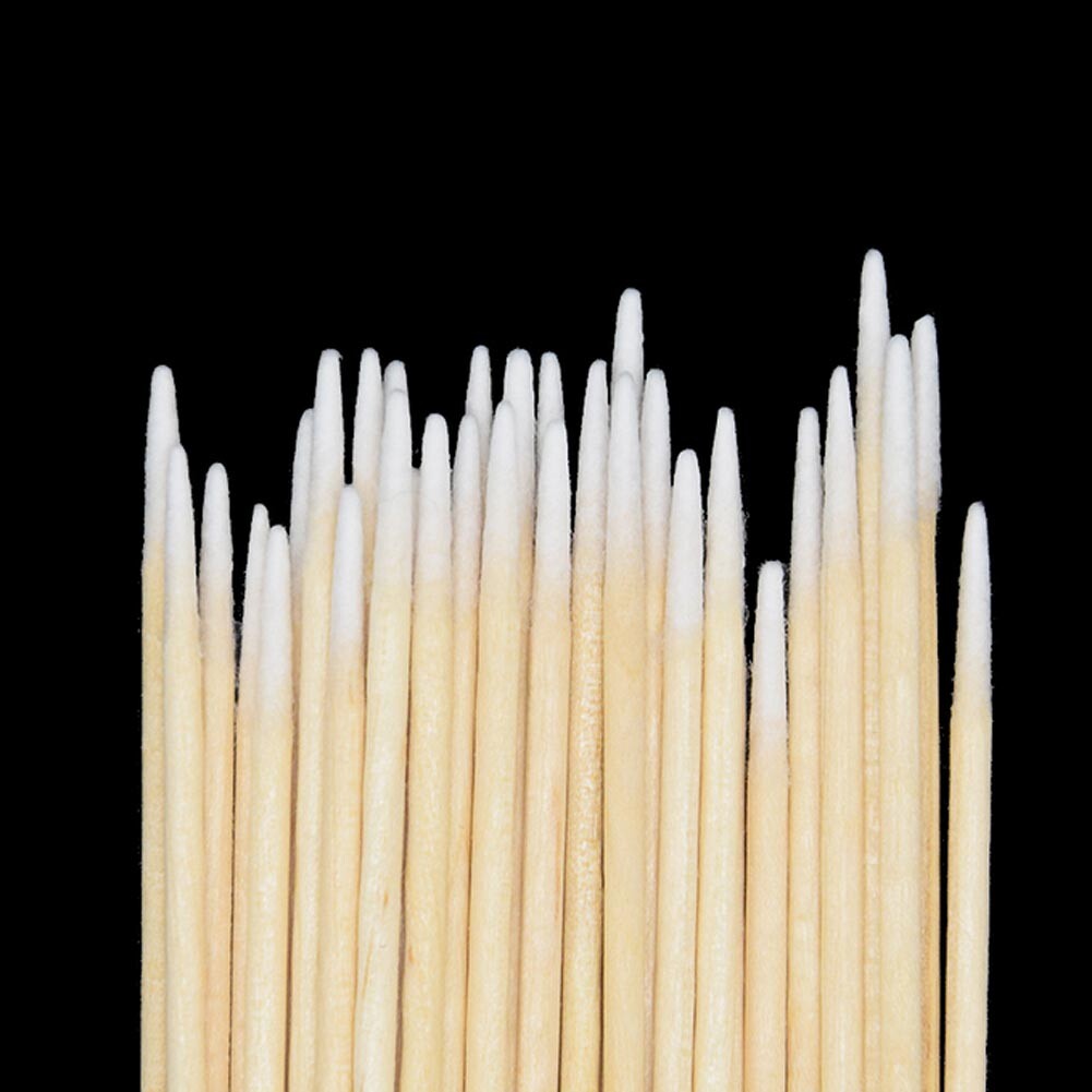 Cotton Swabs Pointed Swab Applicator Wooden Sticks Applicator 100PCS/Set
