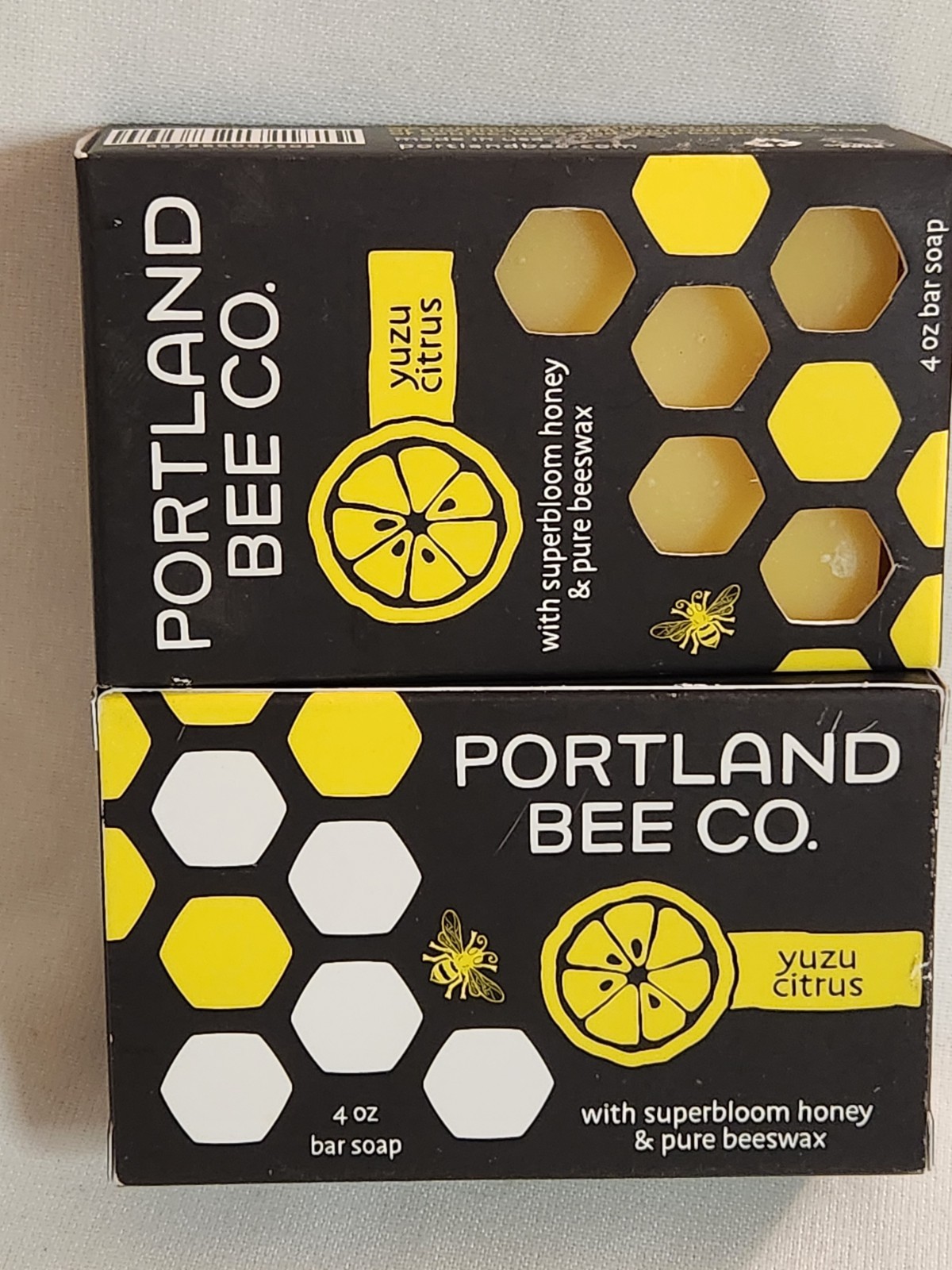 2 Bar Portland Bee Co All Natural Beeswax and Super Bloom Honey Bar Soap – Yuzu